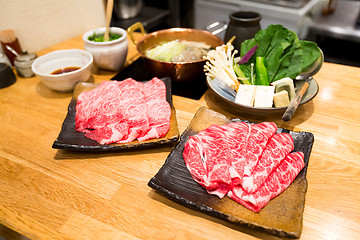 Image showing Japanese shabu shabu