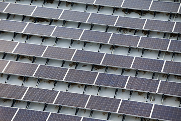 Image showing Solar panel on roof top