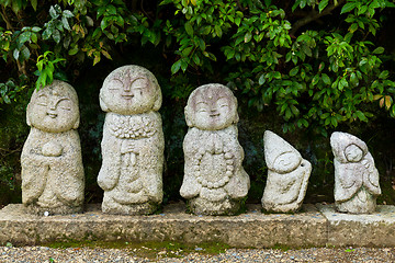 Image showing Nagomi jizo, statue in Japanese temple