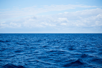 Image showing Blue seascape