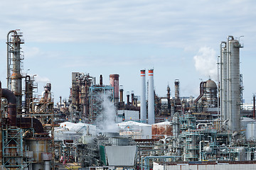 Image showing Oil and gas refinery plant