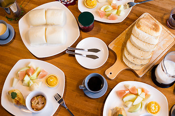 Image showing Morning breakfast