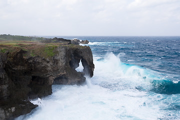 Image showing Manzamo Cape in Okinawa