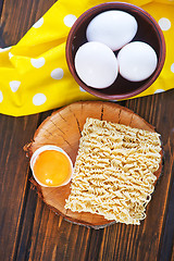 Image showing egg noodles