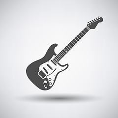 Image showing Electric guitar icon