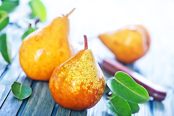 Image showing fresh pears