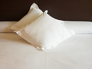 Image showing Sweet Dreams embroidered on pillows