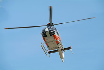 Image showing Helicopter landing