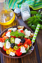 Image showing greek salad