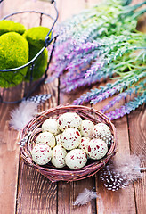 Image showing decorative painted Easter eggs