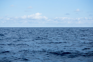 Image showing Sea and perfect sky