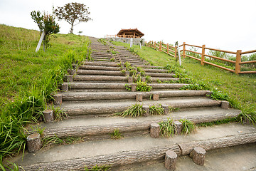 Image showing Stair in countryside
