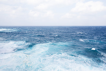 Image showing Blue Ocean Wave