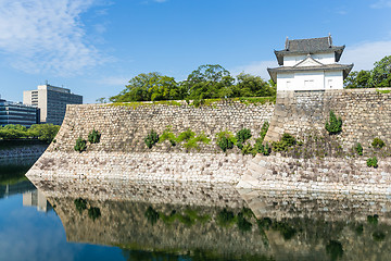 Image showing Osaka Castle fortification