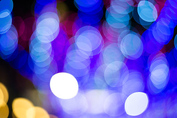 Image showing Christmas blurred lights