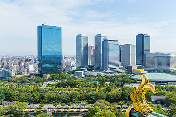 Image showing Osaka city at day time