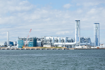 Image showing Seaside Industry factory 