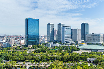 Image showing Osaka city in Japan