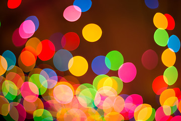 Image showing Christmas Lights Bokeh