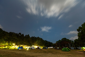 Image showing Camping