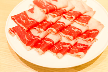 Image showing Beef slice