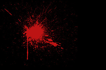 Image showing Blood splatter, Halloween background