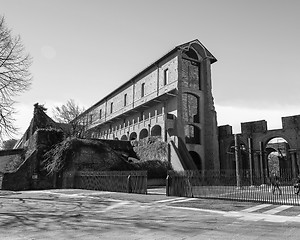 Image showing Rivoli Castle in Rivoli in black_and_white