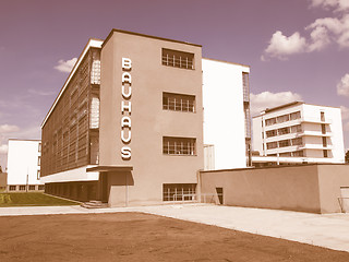 Image showing Bauhaus, Dessau vintage