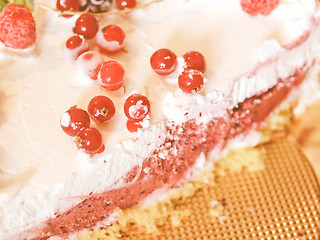 Image showing Retro looking Pie cake