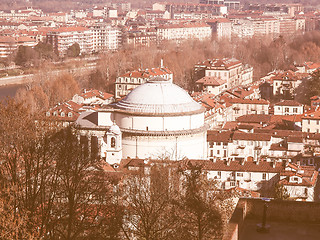 Image showing Turin view vintage