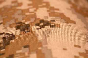 Image showing Military texture camouflage background