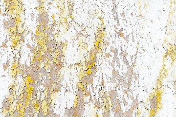 Image showing old white and light yellow texture or background