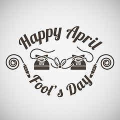 Image showing April fool\'s day emblem 