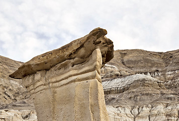 Image showing Badlands Alberta  hoo doo