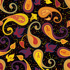 Image showing Seamless Paisley Pattern