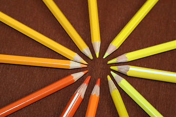 Image showing coloured pencil