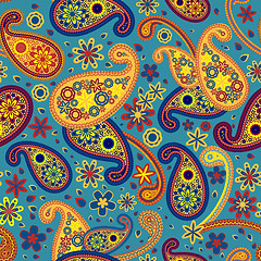 Image showing Seamless Paisley Pattern