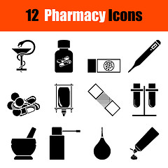 Image showing Set of farmacy icons