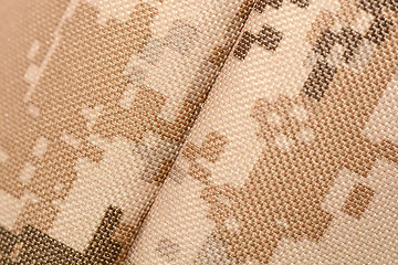 Image showing Close up of military uniform fabric.