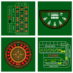 Image showing Casino set 