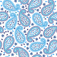 Image showing Seamless Paisley Pattern