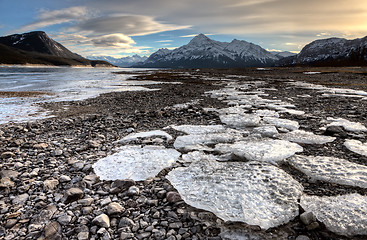 Image showing Abraham Lake Winter