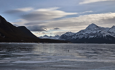 Image showing Abraham Lake Winter