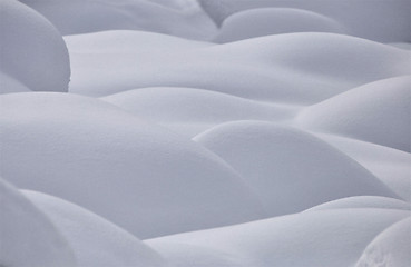 Image showing Mountain Snow Moguls