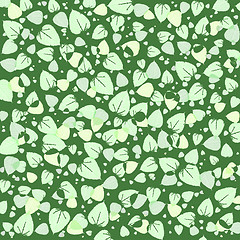 Image showing Seamless texture of green foliage