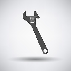 Image showing Adjustable wrench  icon