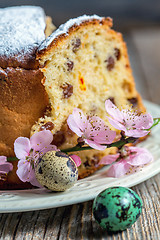 Image showing Easter eggs and baking.