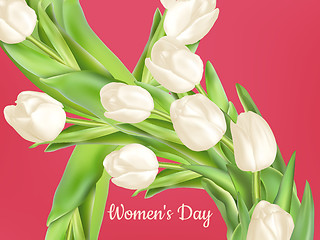 Image showing Womens Day greeting card. EPS 10