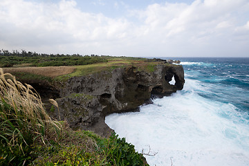 Image showing Cape Manza in Okinawa japan