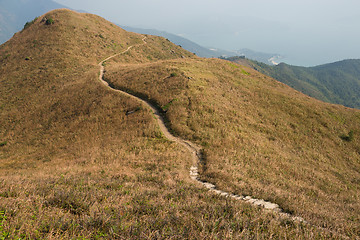 Image showing Hiking path